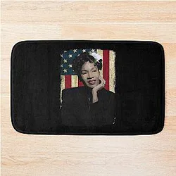 Vintage American Flag Billie Holiday Legend Bathmat