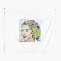 Billie Holiday Watercolor Tapstry