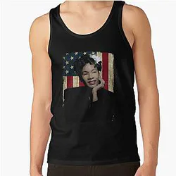 Vintage American Flag Billie Holiday Tank Top