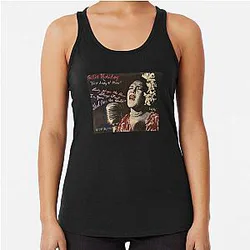 Lady Day Billie Holiday Jazz Singer Legend Acrylic Painting Racerback Tank Top