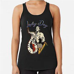 Lady Billie Holiday Racerback Tank Top
