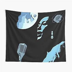 Billie Holiday Under the Moon Tapestry