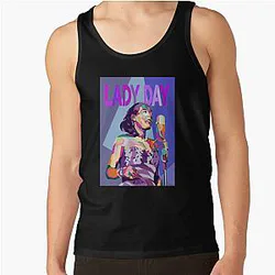 Billie Holiday Jazz Legend Shirt, Jazz Lovers Gift Tank Top