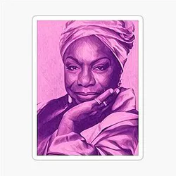 Billie Holiday Portrait Sticker