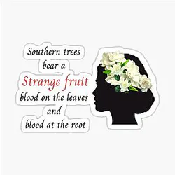 Billie Holiday - Strange Fruit Sticker