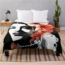 Billie Holiday Lady S Day Throw Blanket