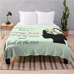 BILLIE HOLIDAY - STRANGE FRUIT Throw Blanket