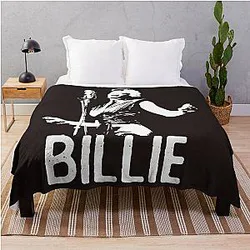 Billie Holiday Classic T Shirt Throw Blanket