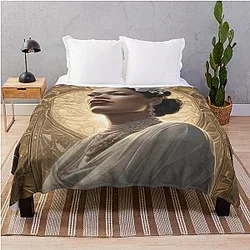 Billie Holiday Throw Blanket