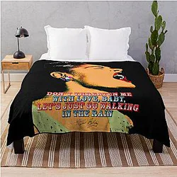 Billie Holiday Quote Throw Blanket