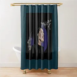 Billie Holiday Musicians Shower Curtain