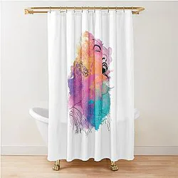 Billie Holiday Shower Curtain