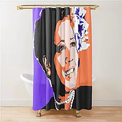 Kamala Harris Billie Holiday Shower Curtain