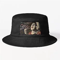Lady Billie Holiday Blues singer legend acrylic painting Bucket Hat