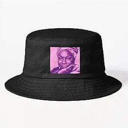 Billie Holiday portrait Bucket Hat