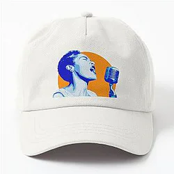 Billie Holiday Electric Bloom Fan Art Dad Hat