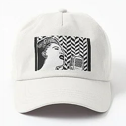 Lady Day (Billie Holiday block print) Dad Hat