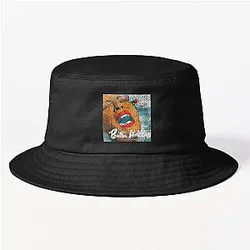 Billie Holiday Stained Glass Bucket Hat