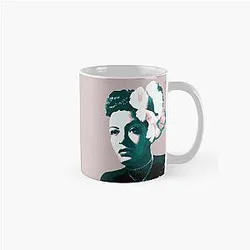 Billie Holiday Vintage Jazz Portrait Classic Mug