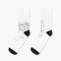 Jazz band Louis Armstrong and Billie Holiday Socks