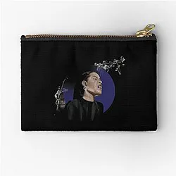 Billie Holiday and Musician Zipper Pouch