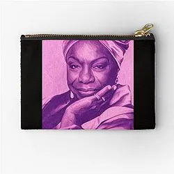 Billie Holiday Zipper Pouch