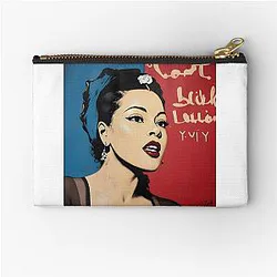 Billie Holiday Zipper Pouch