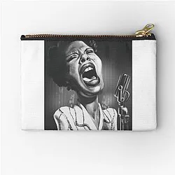 Billie Holiday Zipper Pouch