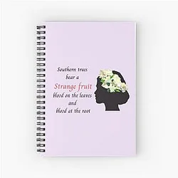 Billie Holiday - Strange Fruit Spiral Notebook