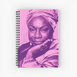 Billie Holiday Spiral Notebook
