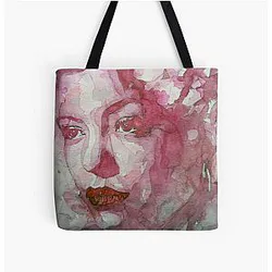 All Me Billie Holiday Over Print Tote Bag