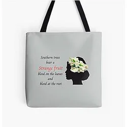 Billie Holiday Strange Fruit Tote Bag