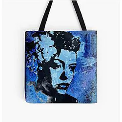 Billie Holiday Lady Day Graphic Tote Bag