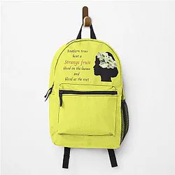 Billie Holiday Strange Fruit Silhouette Backpack