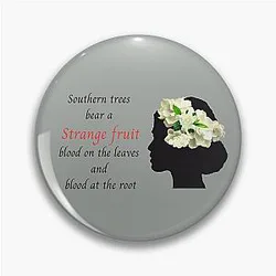 BILLIE HOLIDAY STRANGE SILHOUETTE PIN