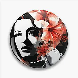 Billie Holiday Lady Day Pin