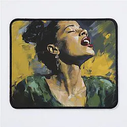 Billie Holiday Mouse Pad