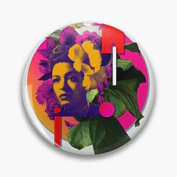 Jazz Diva Billie Holiday Pin