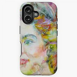 BILLIE HOLIDAY watercolor portrait iPhone case