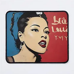 Billie Holiday Mouse Pad