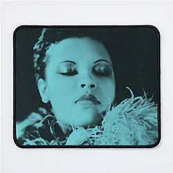 Billie Holiday Turquoise Mouse Pad