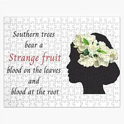 BILLIE HOLIDAY STRANGE FRUIT SILHOUETTE Jigsaw Puzzle