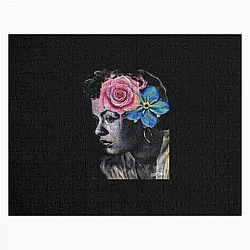 Billie Holiday T-Shirt - Queens Never Die - Jigsaw Puzzle - by Esoteric Fresh