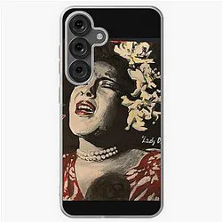 Lady Day Billie Holiday Jazz Blues singer legend acrylic painting Samsung Galaxy Soft Case