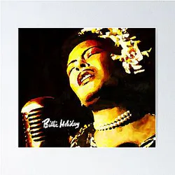Billie Holiday - Lady in Satin Poster