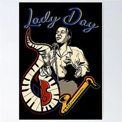 Lady Billie Holiday Poster