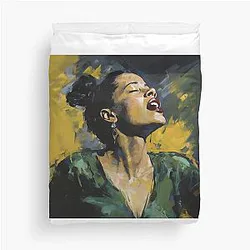 Billie Holiday Duvet Cover