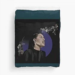Billie Holiday and Musicians Duvet Cover