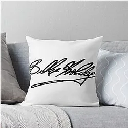 Billie Holiday Throw Pillow