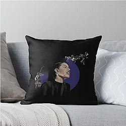 Billie Holiday and Musicians Throw Pillow